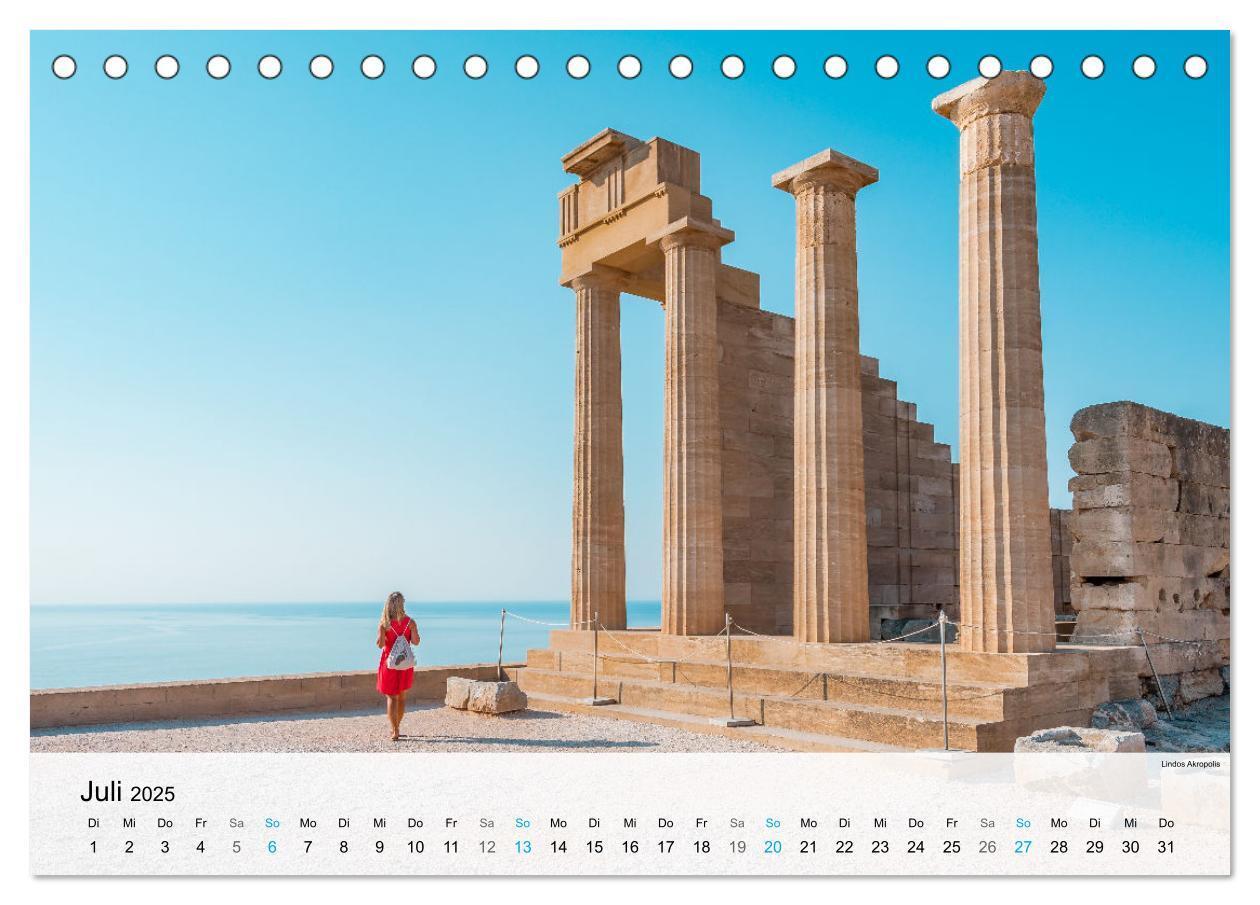 Bild: 9783383880872 | Rhodos - Die Highlights der Insel (Tischkalender 2025 DIN A5 quer),...