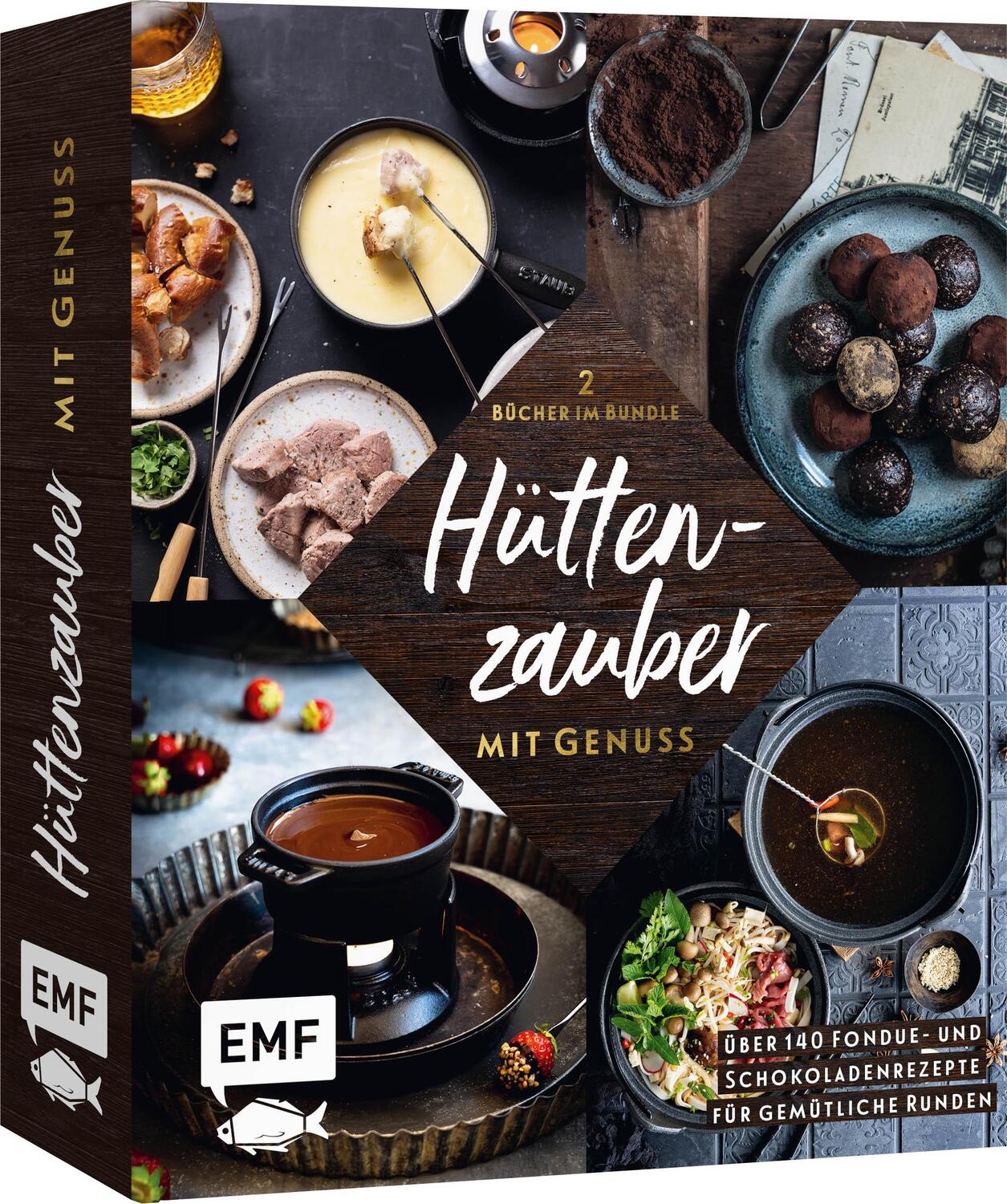 Cover: 9783745919110 | Hüttenzauber mit Genuss: Die besten Fondue- und Schokoladenrezepte...