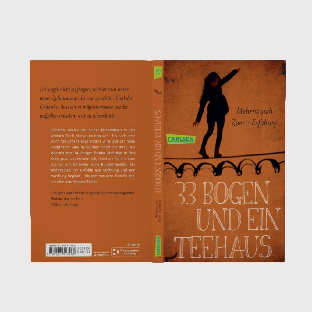 Bild: 9783551317469 | 33 Bogen und ein Teehaus | Mehrnousch Zaeri-Esfahani | Taschenbuch