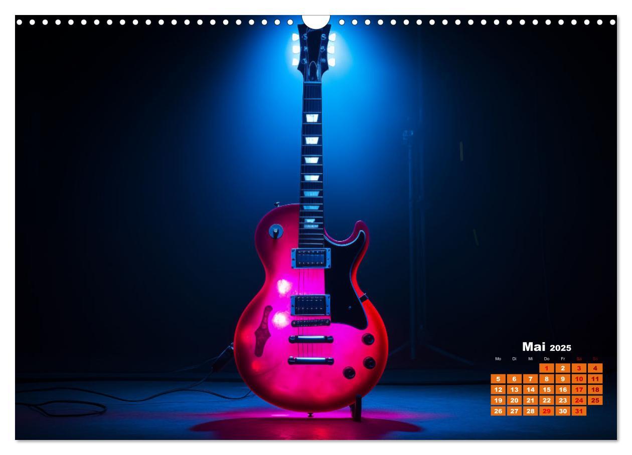 Bild: 9783383763670 | Sechs Saiten, Zwölf Monate - Der Gitarrenkalender (Wandkalender...