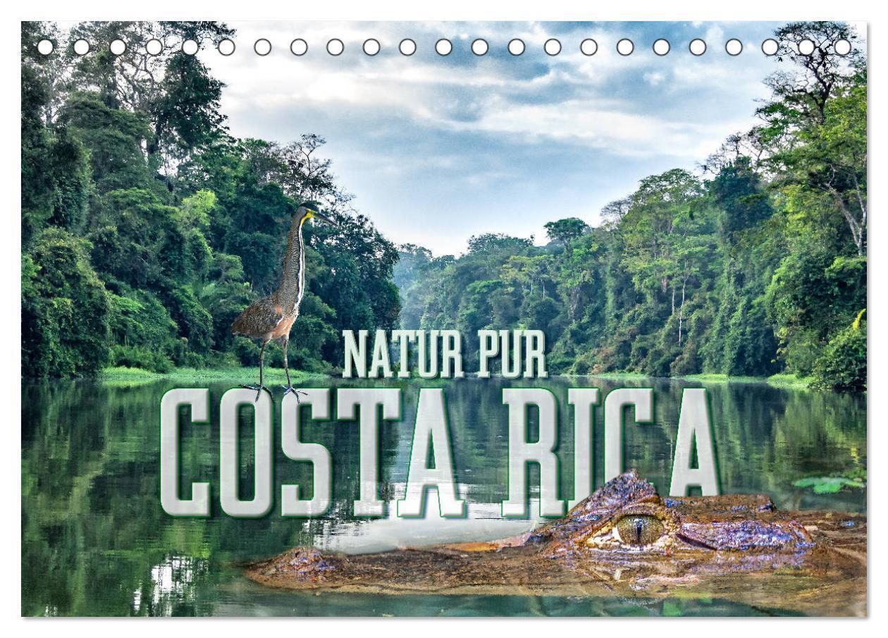 Cover: 9783383159893 | Natur pur, Costa Rica (Tischkalender 2024 DIN A5 quer), CALVENDO...