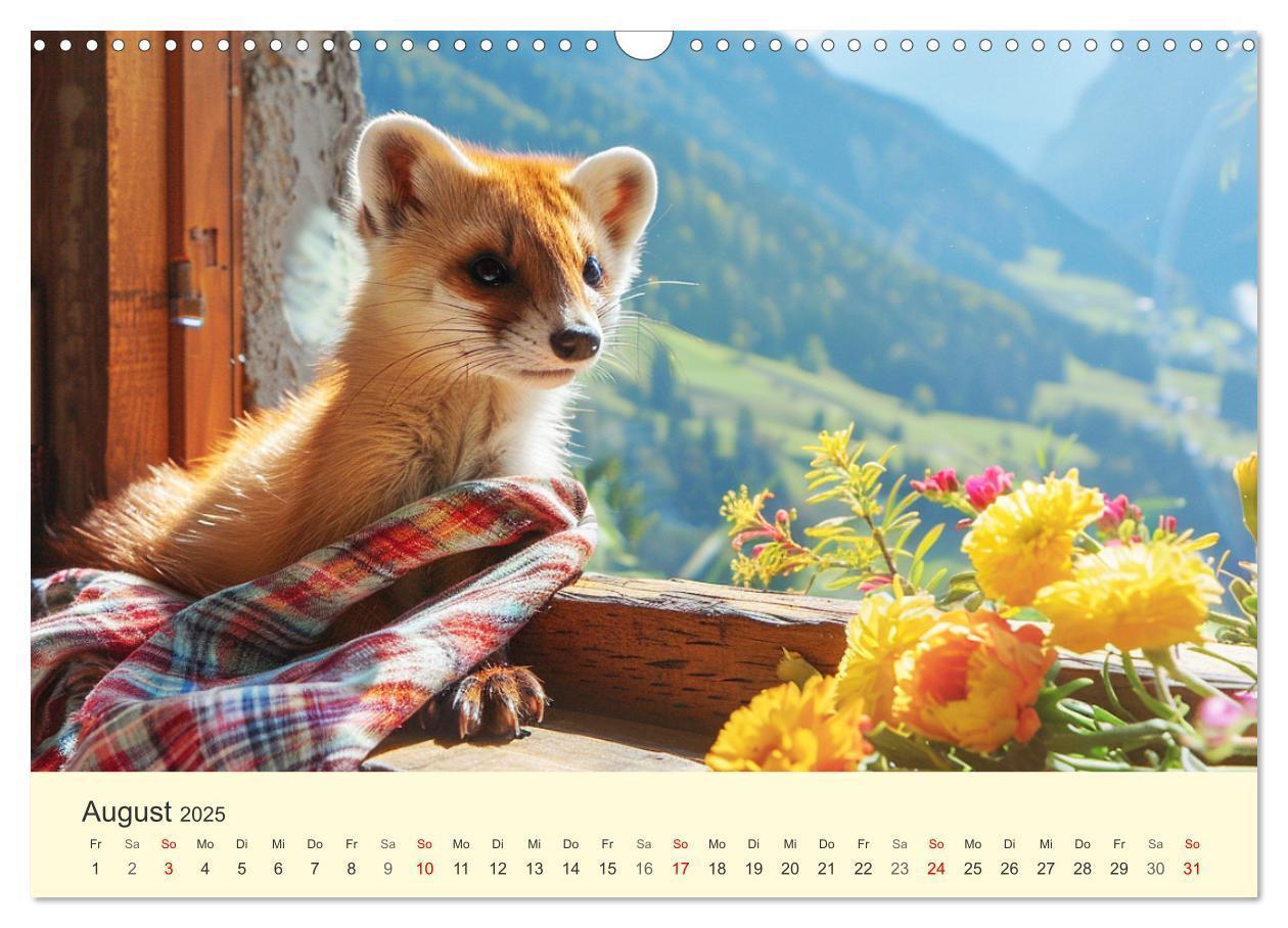 Bild: 9783435720163 | Kecke Marder. Charmante und niedliche Fashion-Ikonen (Wandkalender...