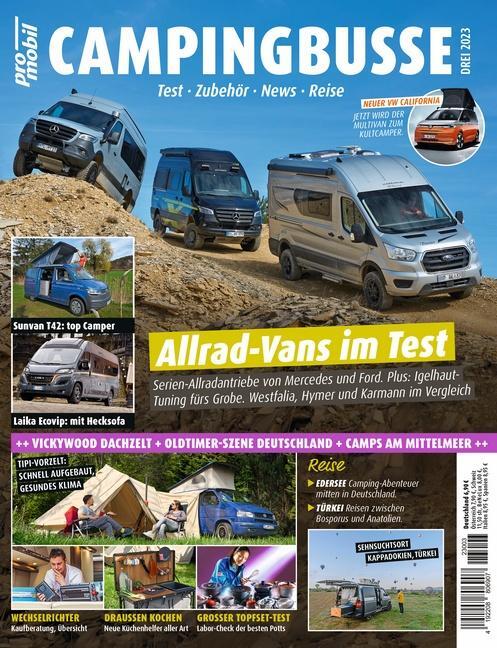 Cover: 9783613321083 | pro mobil Extra Campingbusse | Das Vanlife Magazin - Heft 03/2023