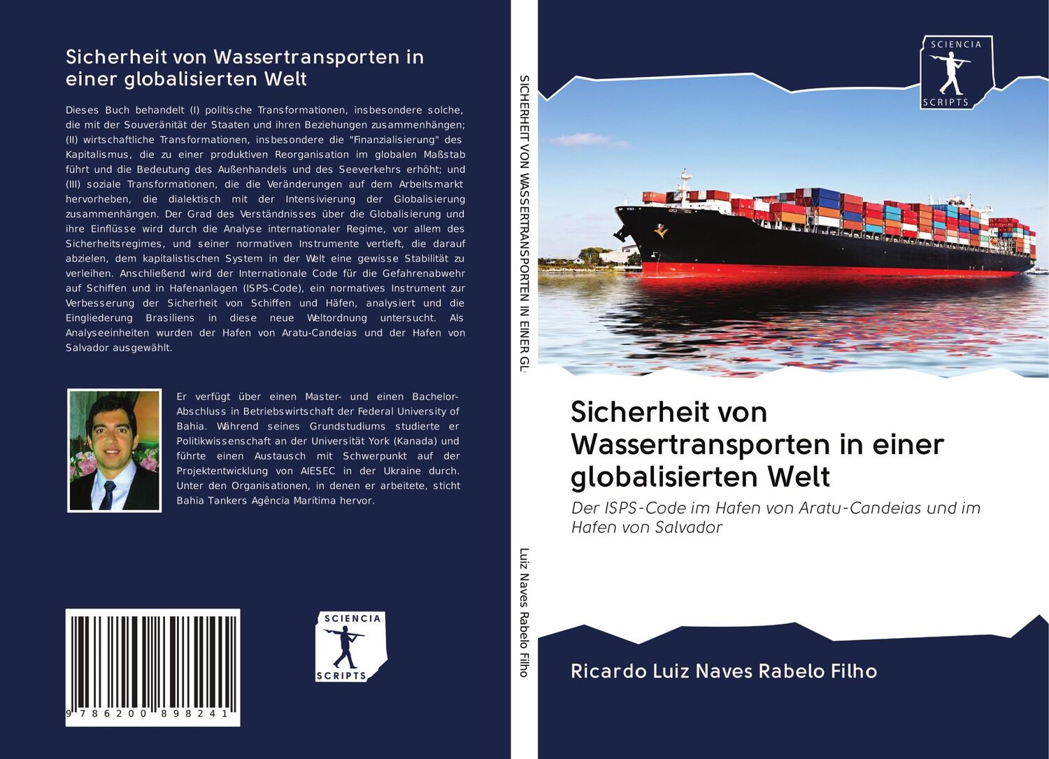 Cover: 9786200898241 | Sicherheit von Wassertransporten in einer globalisierten Welt | Filho