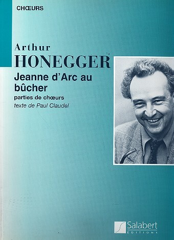 Cover: 9790048058200 | Jeanne D'Arc Au Bucher | Choeur Complet. Text Francais de Paul Claudel