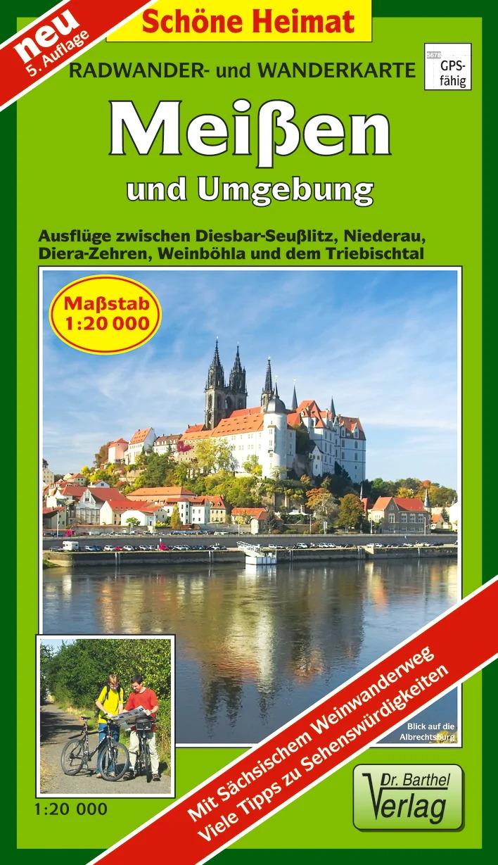 Cover: 9783895910746 | Meißen und Umgebung 1 : 20 000. Wander- und Radwanderkarte | Barthel