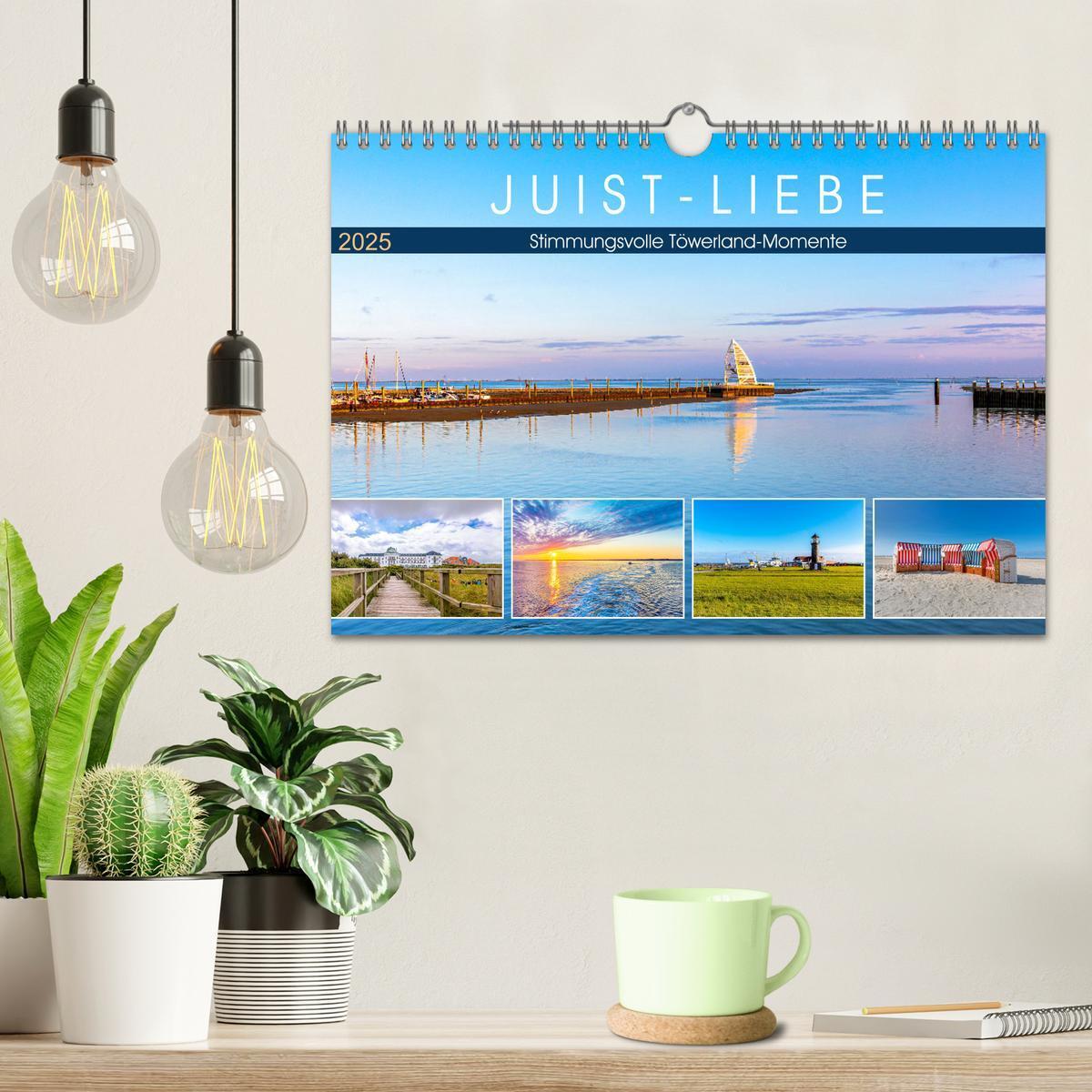 Bild: 9783435028528 | JUIST-LIEBE (Wandkalender 2025 DIN A4 quer), CALVENDO Monatskalender