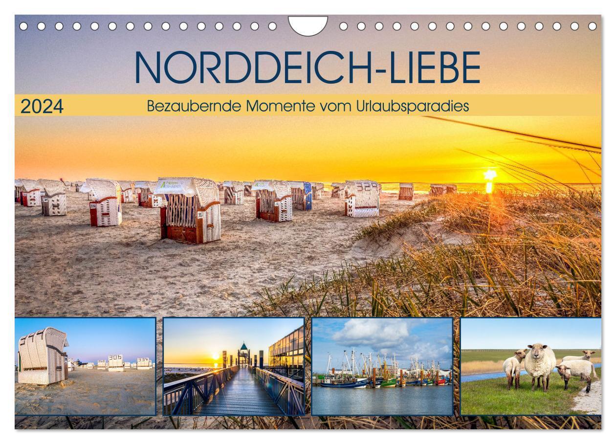 Cover: 9783675550421 | NORDDEICH-LIEBE (Wandkalender 2024 DIN A4 quer), CALVENDO...
