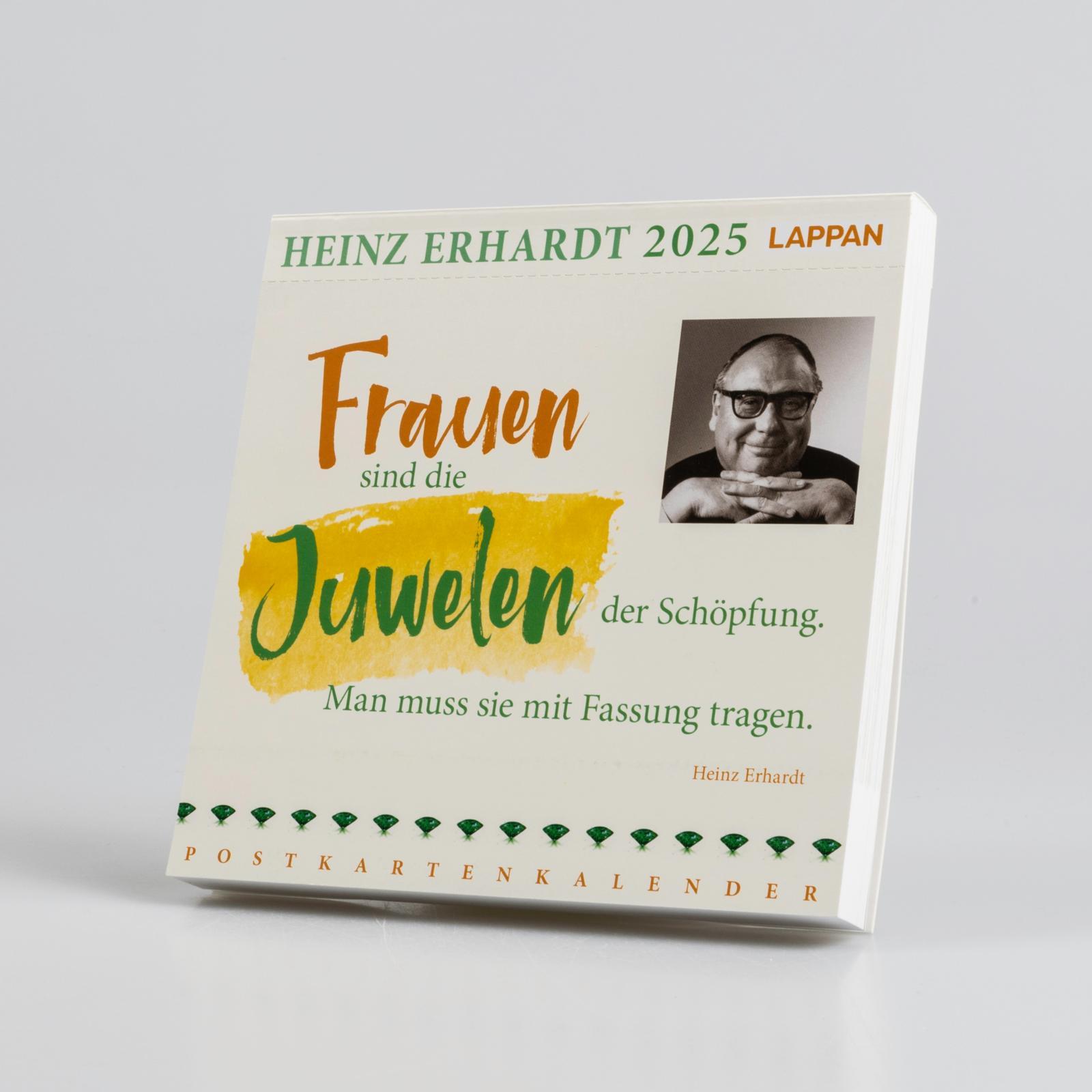 Bild: 9783830321408 | Heinz Erhardt: Postkartenkalender 2025 | Heinz Erhardt | Kalender