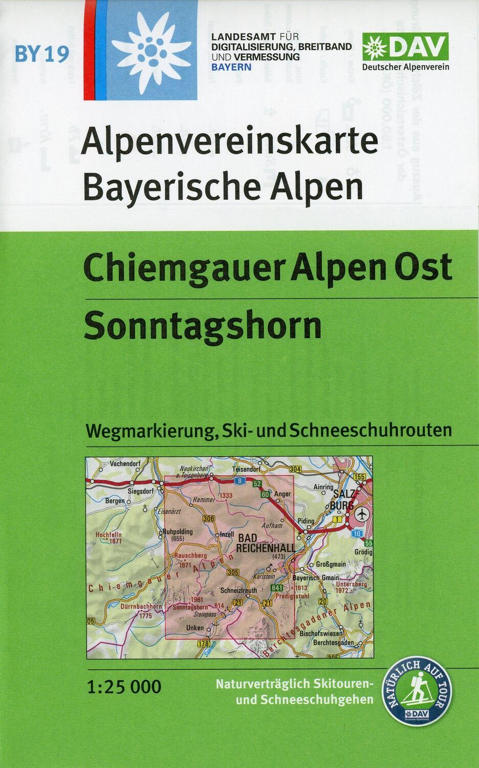 Cover: 9783937530970 | Chiemgauer Alpen Ost, Sonntagshorn | (Land-)Karte | Deutsch | 2020