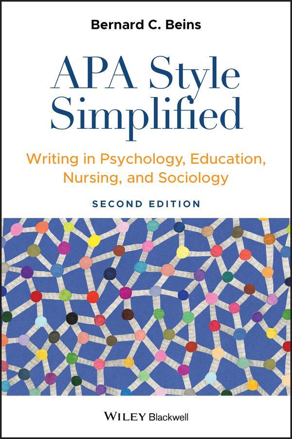 Cover: 9781119745235 | APA Style Simplified | Bernard C. Beins | Taschenbuch | 224 S. | 2021