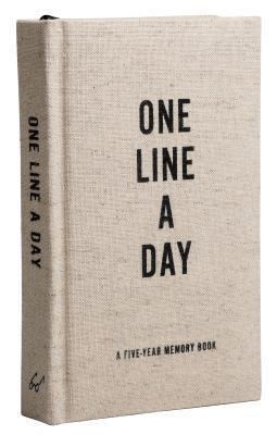 Cover: 9781452174792 | Canvas One Line a Day | A Five-Year Memory Book | Chronicle Books
