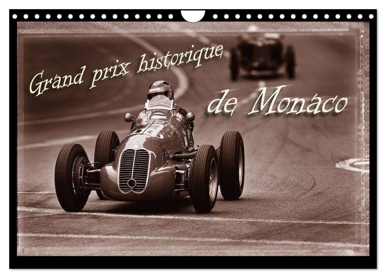 Cover: 9783383594229 | Grand Prix historique de Monaco (Wandkalender 2024 DIN A4 quer),...