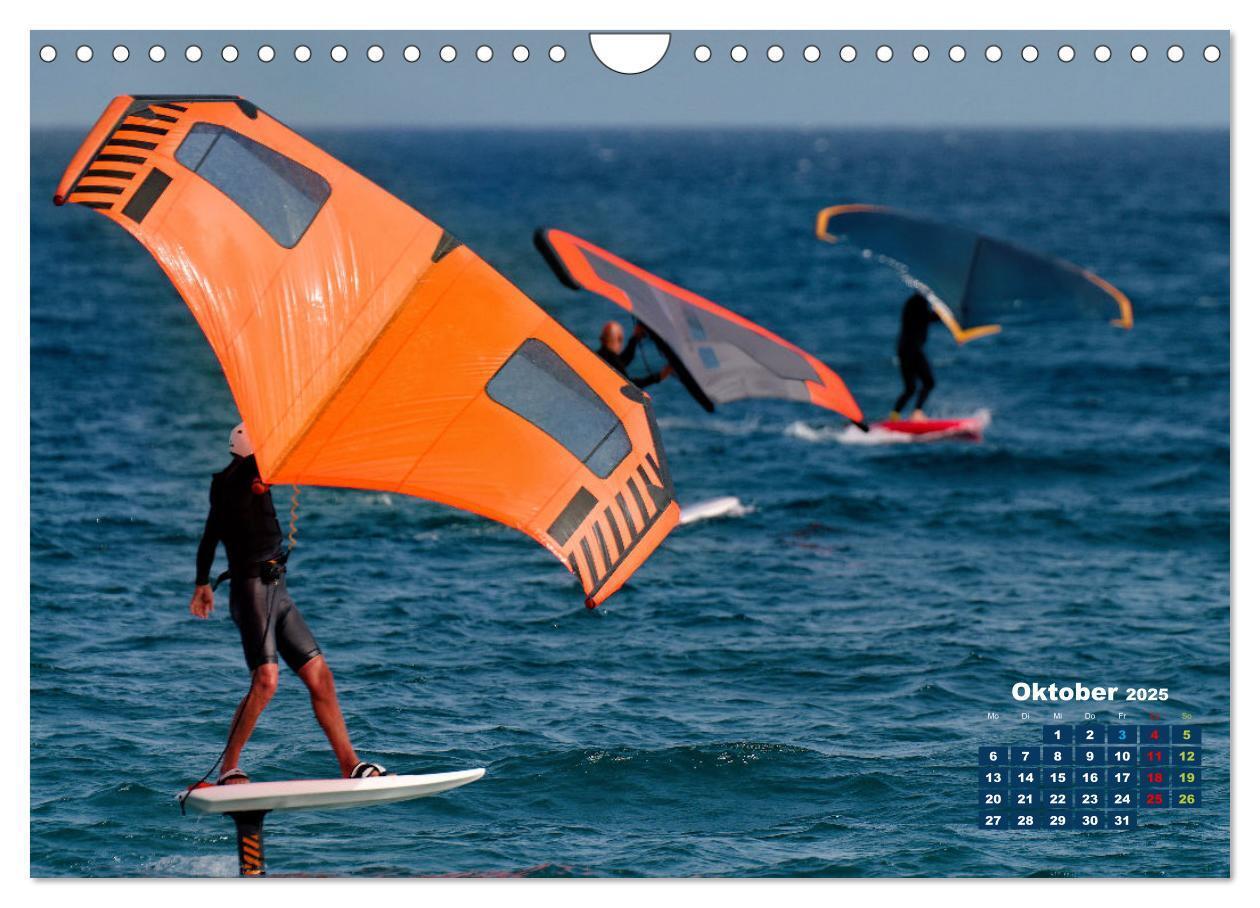 Bild: 9783457209622 | Wingfoilen - fliegen über das Wasser (Wandkalender 2025 DIN A4...