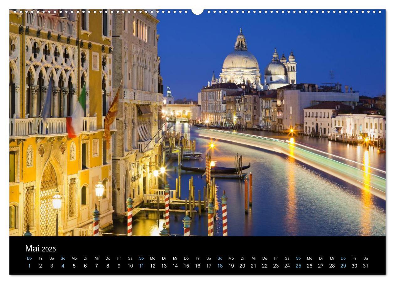 Bild: 9783435555116 | Venedig bei Nacht 2025 (hochwertiger Premium Wandkalender 2025 DIN...