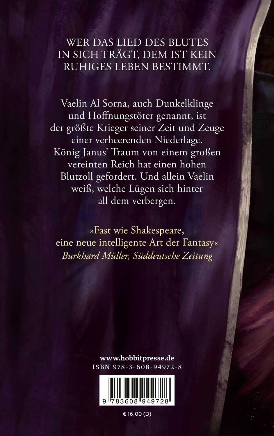 Rückseite: 9783608949728 | Der Herr des Turmes (Rabenschatten, Bd. 2) | Rabenschatten 2 | Ryan