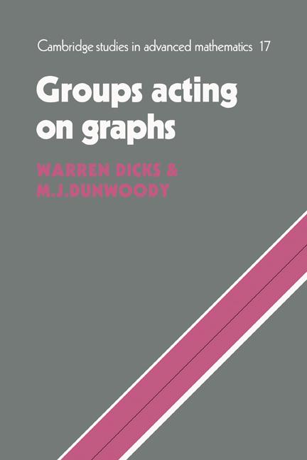 Cover: 9780521180009 | Groups Acting on Graphs | Warren Dicks (u. a.) | Taschenbuch | 2010