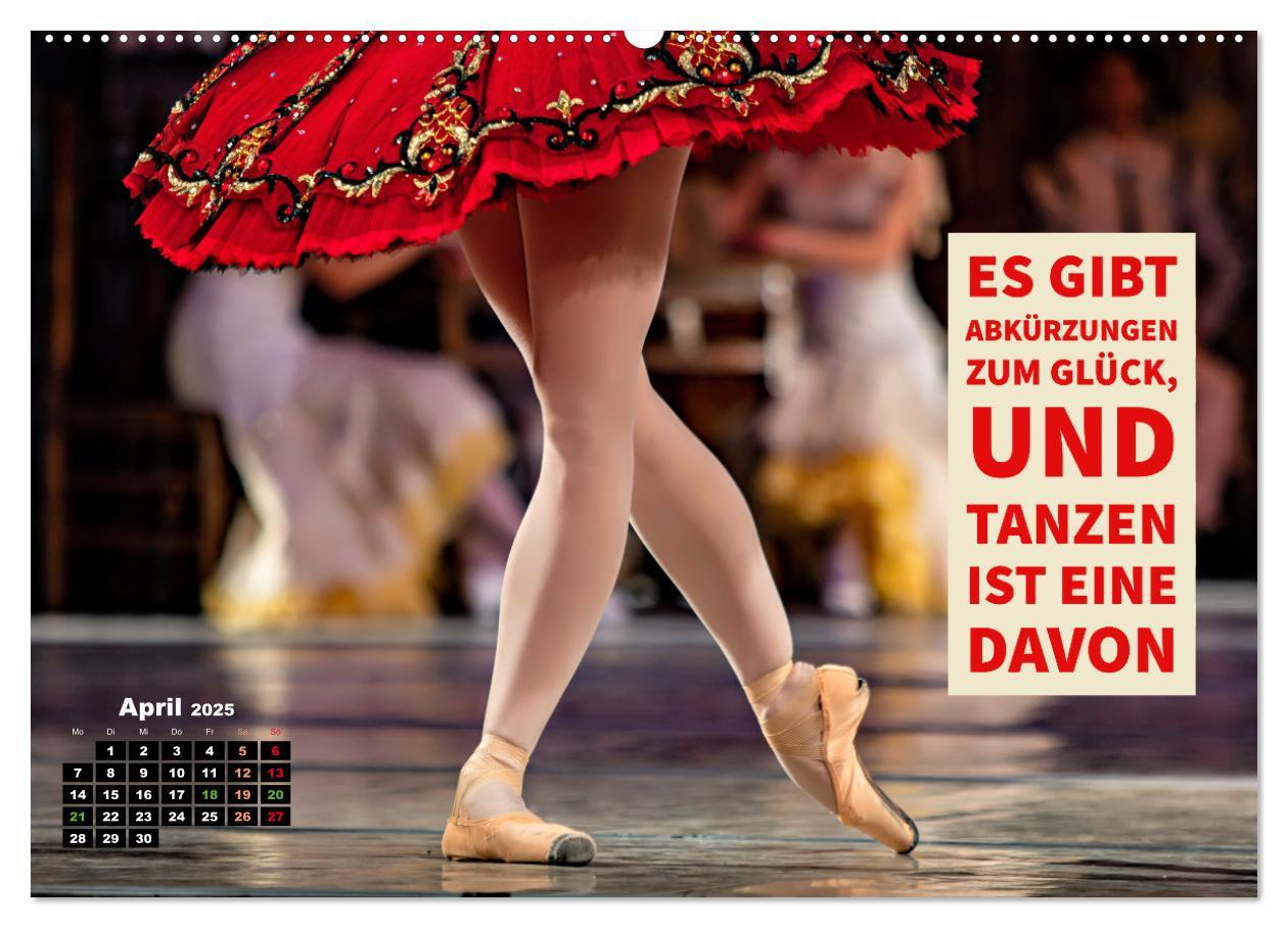 Bild: 9783383891625 | Ballett mit einem Hauch Poesie (Wandkalender 2025 DIN A2 quer),...