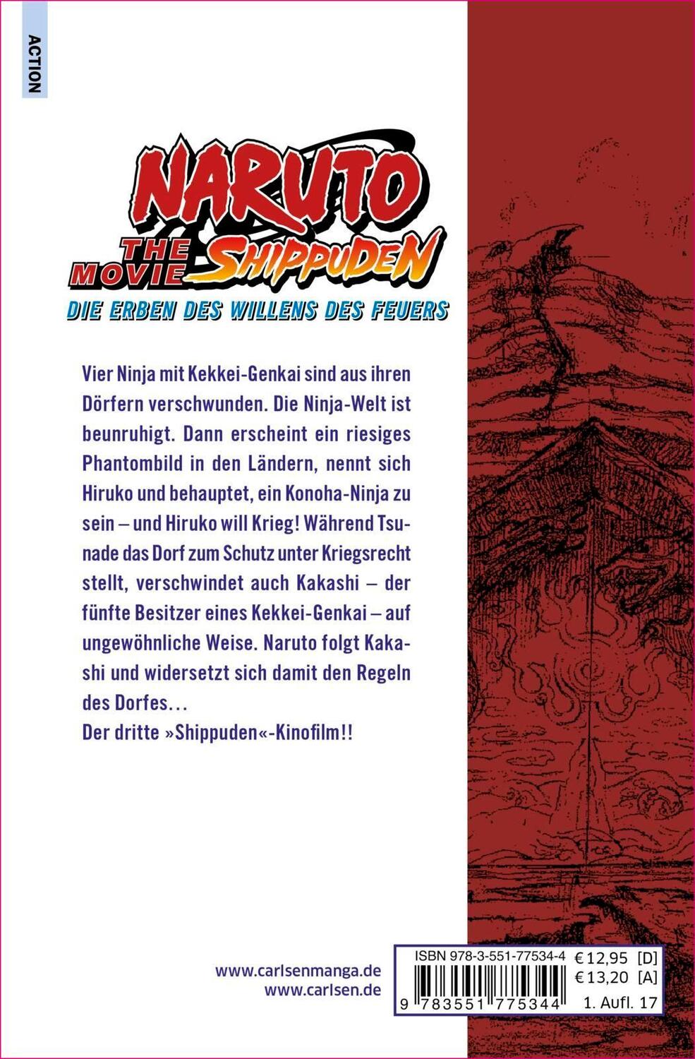 Rückseite: 9783551775344 | Naruto the Movie: Shippuden - Die Erben des Willens des Feuers | Buch