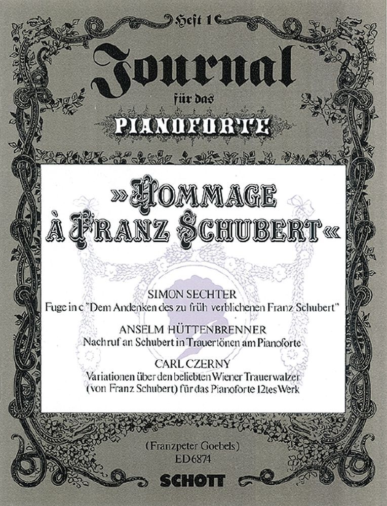 Cover: 9790001072724 | Hommage of Franz Schubert | Piano Journal Heft 1 | Franz Schubert