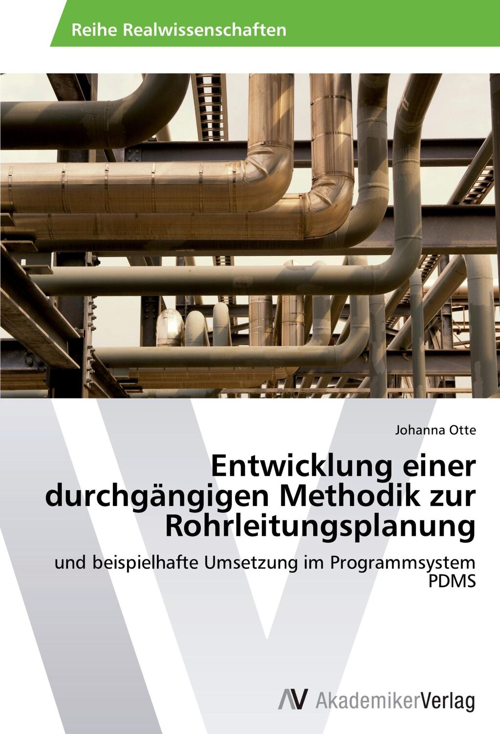 Cover: 9783639390100 | Entwicklung einer durchgängigen Methodik zur Rohrleitungsplanung