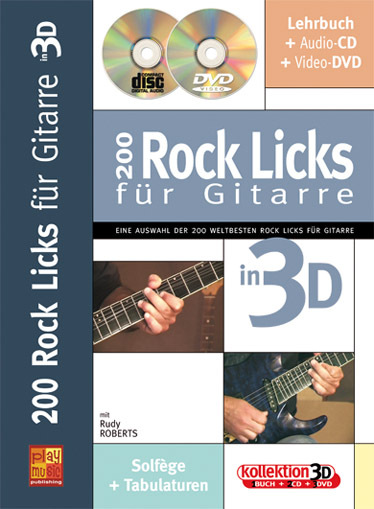 Cover: 3555111302088 | Rock Licks | Rudy Roberts | Play Music Germany | Songbuch (Gitarre)
