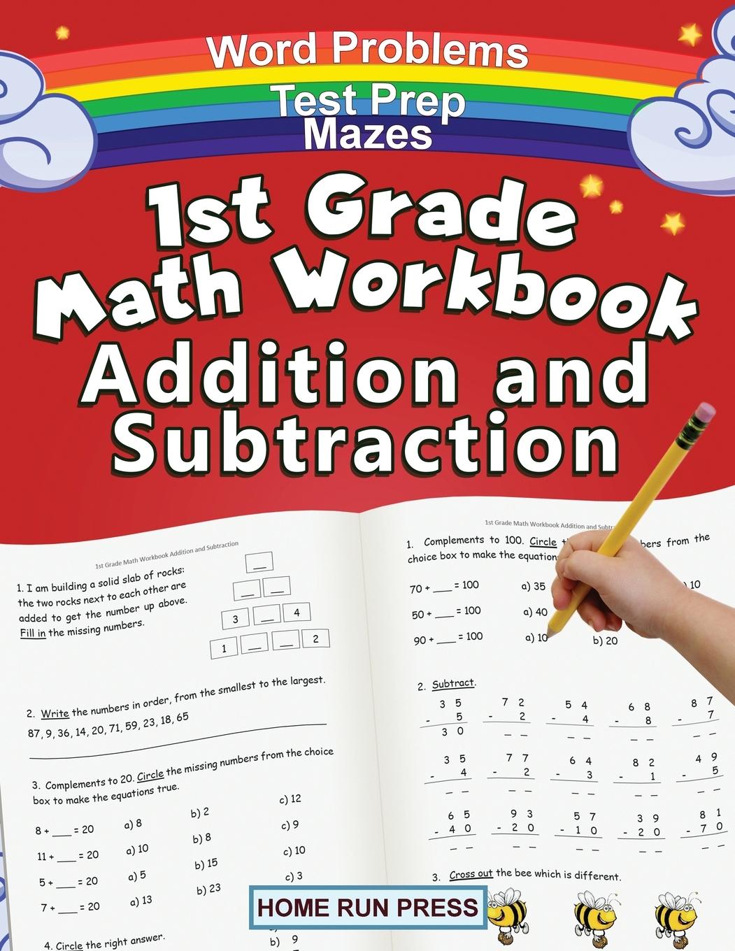 Cover: 9781952368042 | 1st Grade Math Workbook Addition and Subtraction | Press (u. a.)