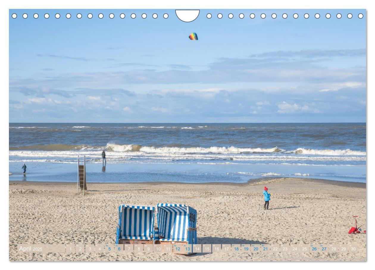 Bild: 9783435073993 | Am Strand von Langeoog (Wandkalender 2025 DIN A4 quer), CALVENDO...