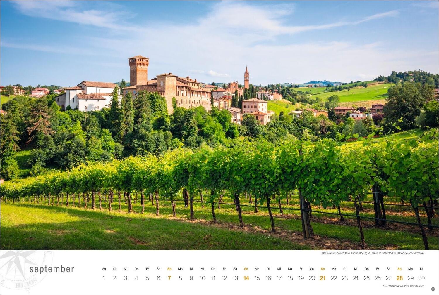 Bild: 9783756404872 | Italien Globetrotter Kalender 2025 - Von sonnigen Küsten und...