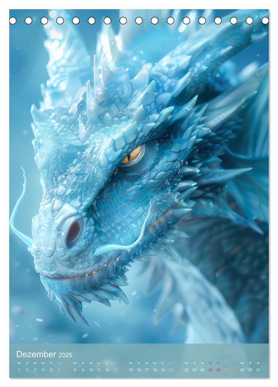 Bild: 9783457071144 | Drachen - Im Fantasieland gesichtet (Tischkalender 2025 DIN A5...