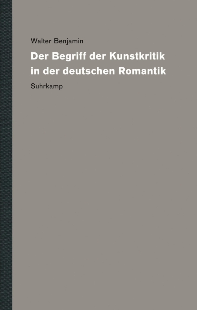 Cover: 9783518585016 | Werke und Nachlaß. Kritische Gesamtausgabe 3 | Walter Benjamin | Buch