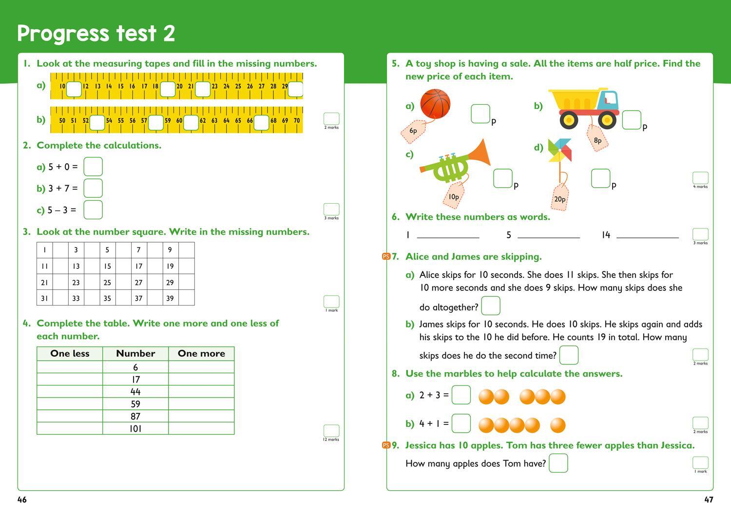 Bild: 9780008398774 | Year 1 Maths and English KS1 Targeted Study &amp; Practice Book | Ks1