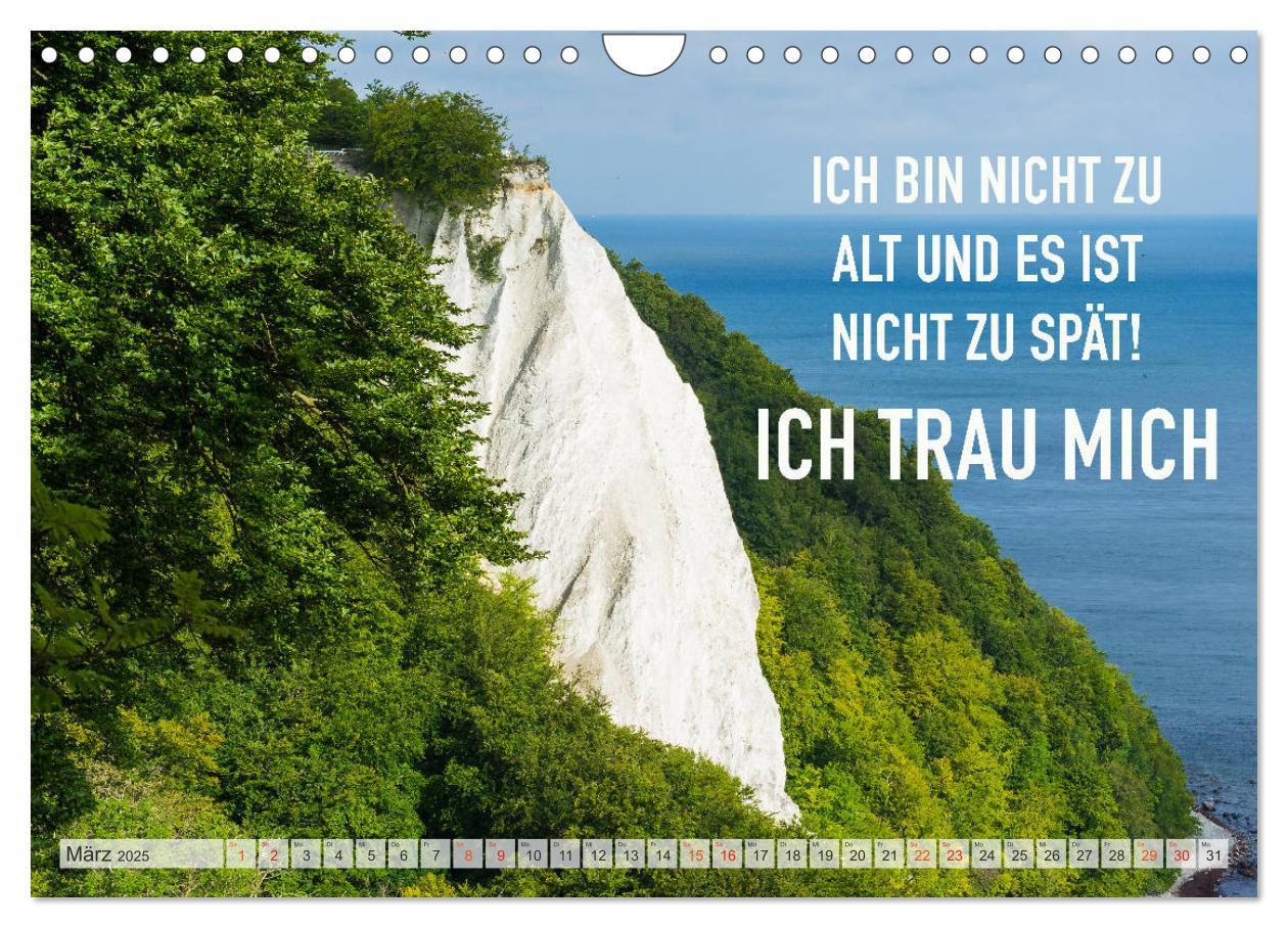 Bild: 9783435123391 | Motivation und Meer (Wandkalender 2025 DIN A4 quer), CALVENDO...