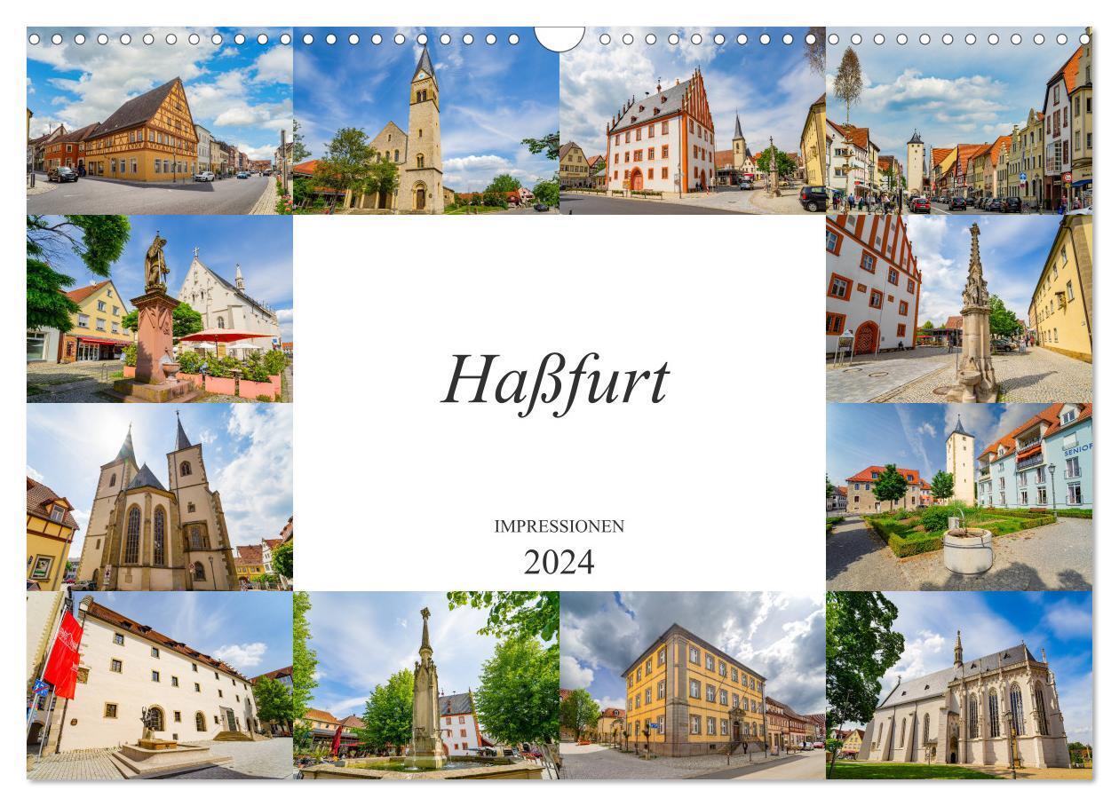 Cover: 9783675886841 | Haßfurt Impressionen (Wandkalender 2024 DIN A3 quer), CALVENDO...