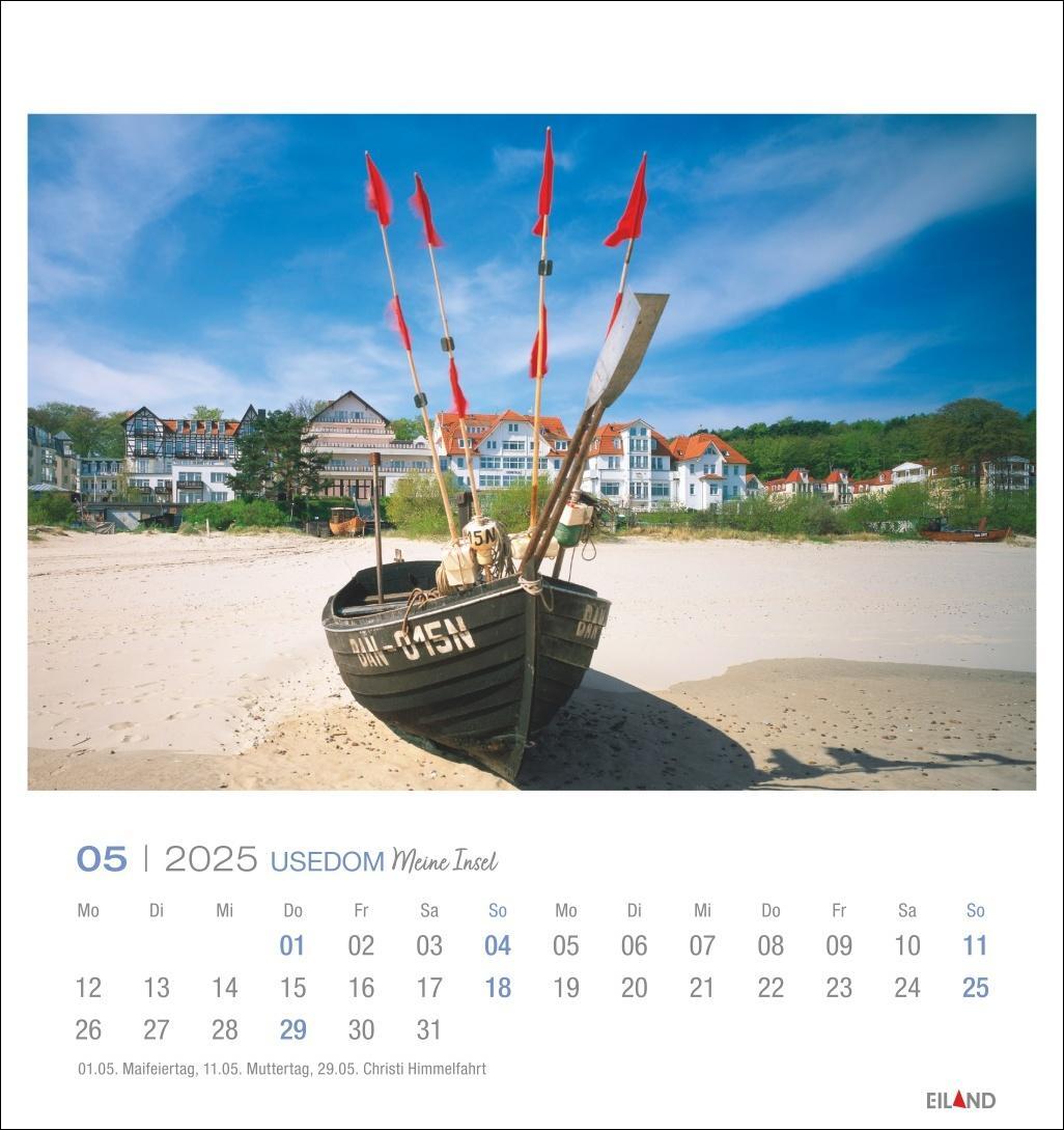 Bild: 9783964023377 | Usedom Postkartenkalender 2025 - Meine Insel | Eiland | Kalender