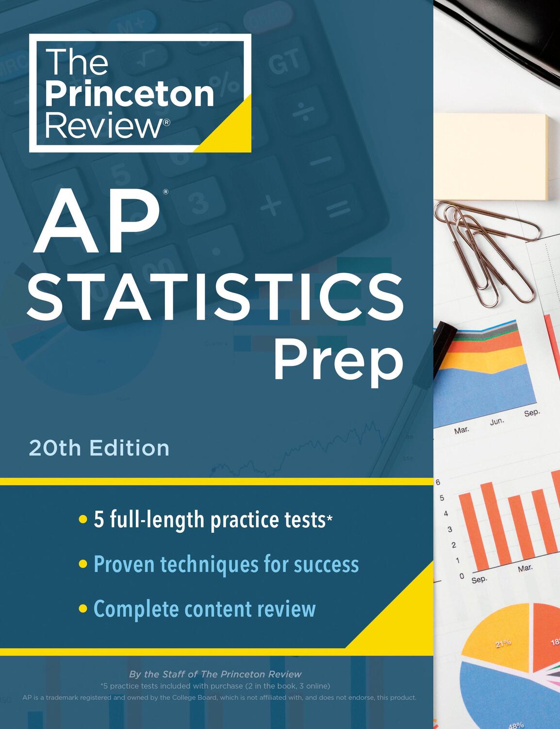 Cover: 9780593516850 | Princeton Review AP Statistics Prep, 2024 | The Princeton Review