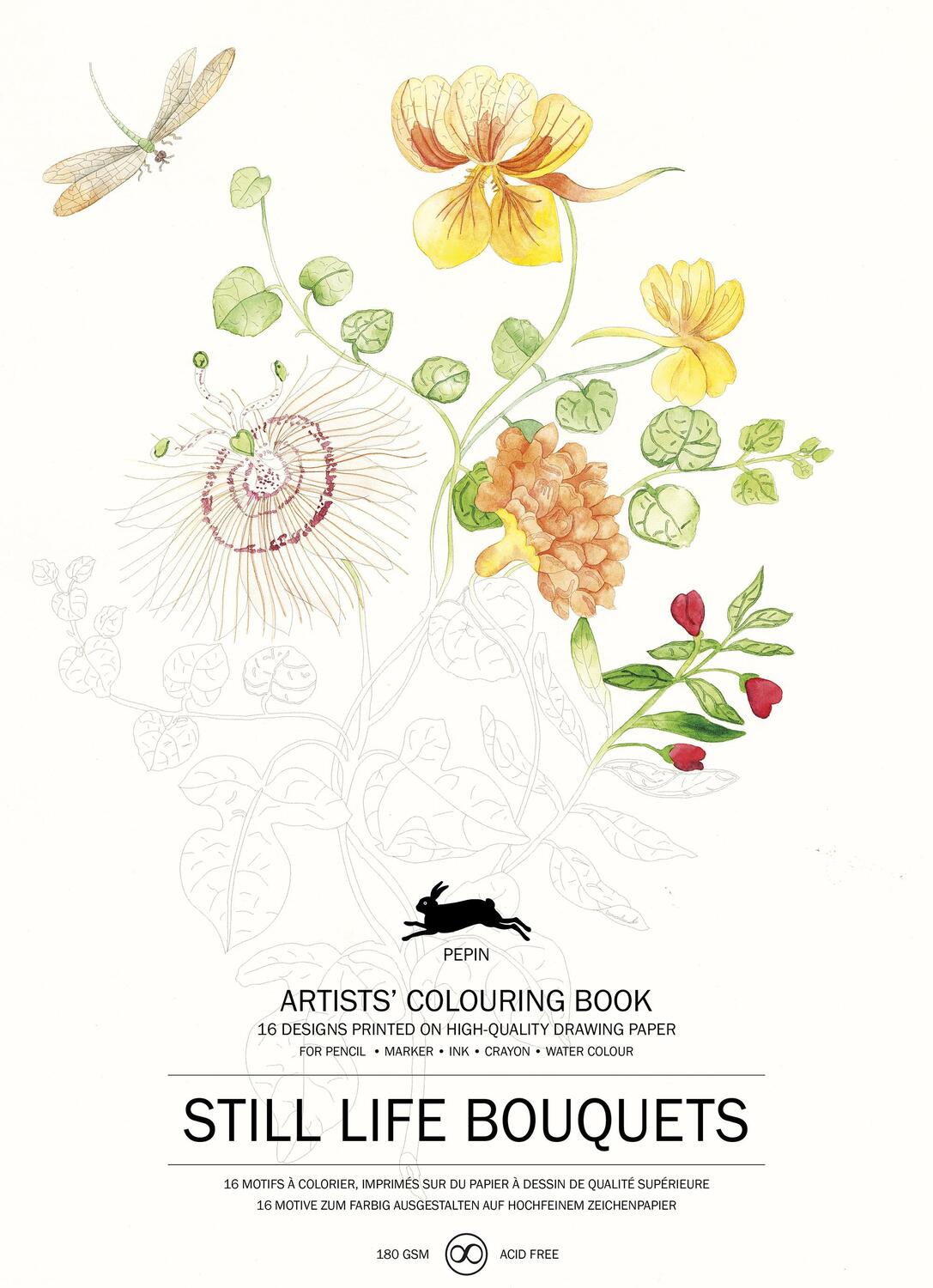 Cover: 9789460098048 | Still Life Bouquets | Künstler-Malbücher | Pepin van Roojen | Buch