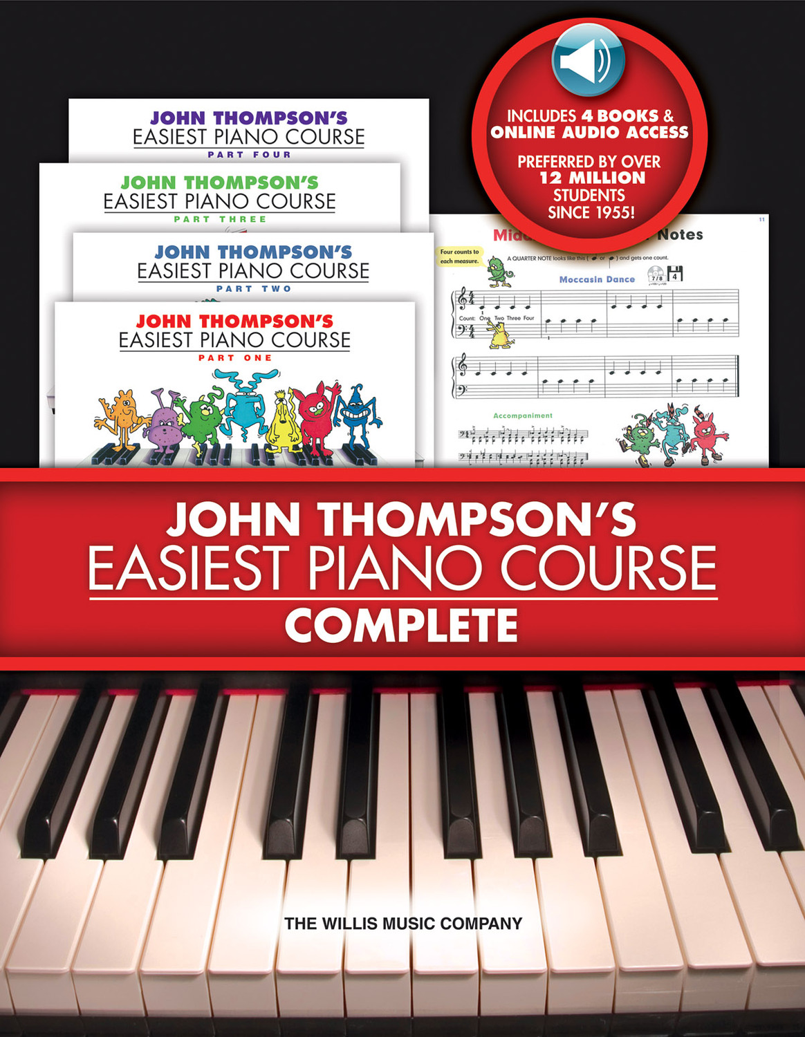 Cover: 884088310783 | John Thompson's Easiest Piano Course - Complete | Willis | 2009