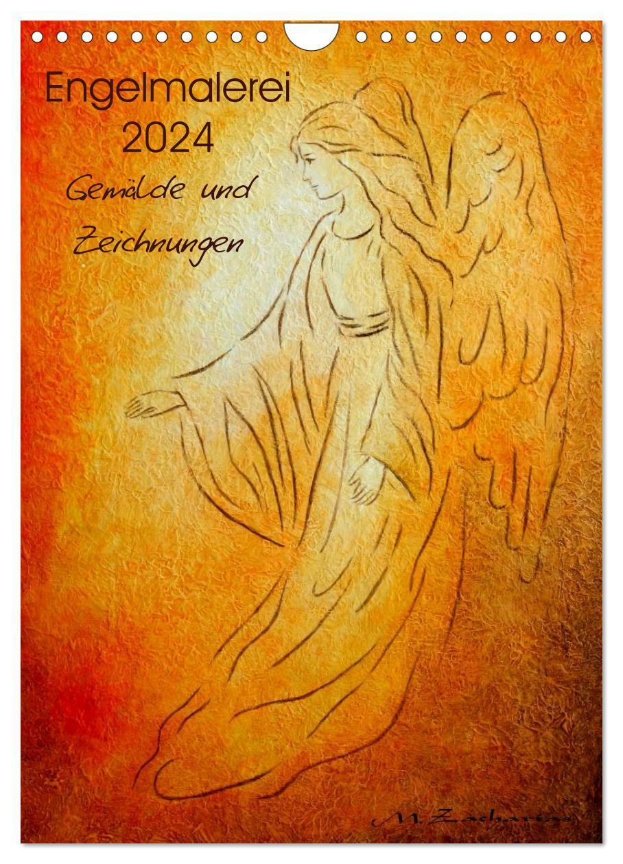 Cover: 9783383381188 | Engelmalerei 2024 Gemälde und Zeichnungen (Wandkalender 2024 DIN A4...