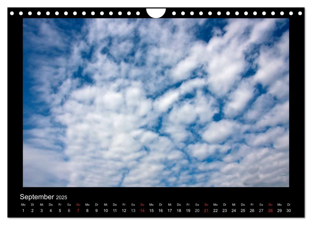 Bild: 9783435832828 | Wolkenbilder (Wandkalender 2025 DIN A4 quer), CALVENDO Monatskalender