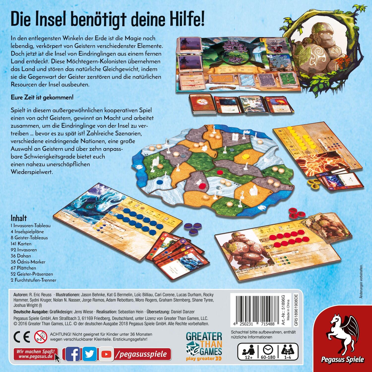 Bild: 4250231715488 | Spirit Island (deutsche Ausgabe) | Spiel | Deutsch | 2018 | Pegasus