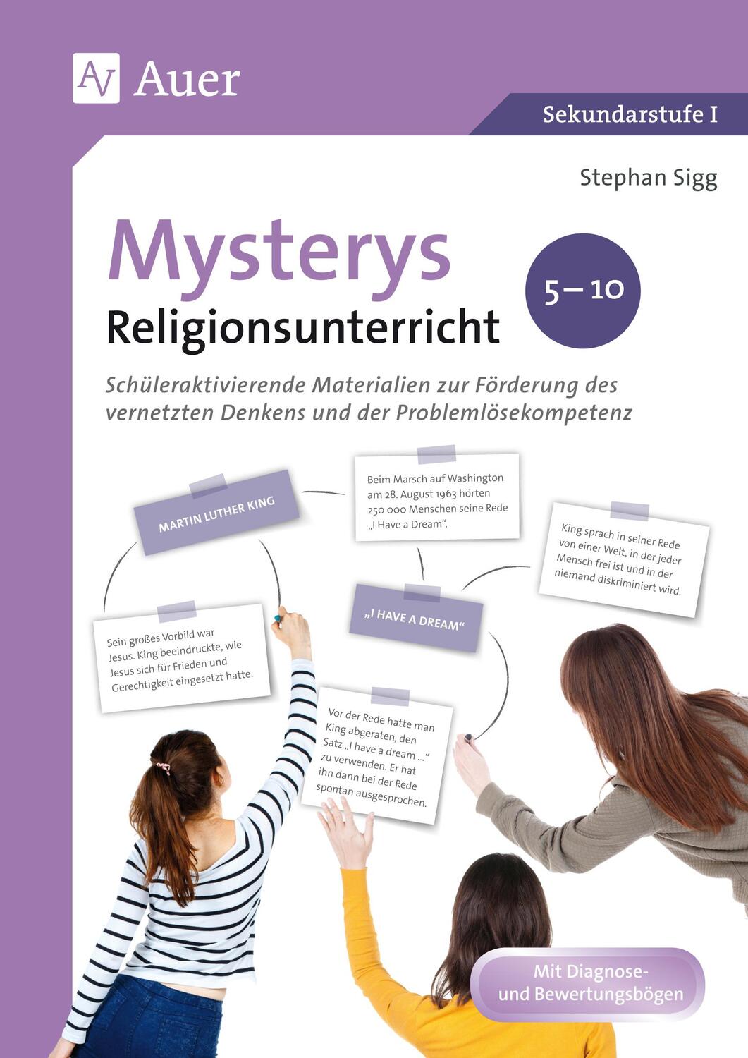 Cover: 9783403084037 | Mysterys Religionsunterricht 5-10 | Stephan Sigg | Broschüre | Deutsch