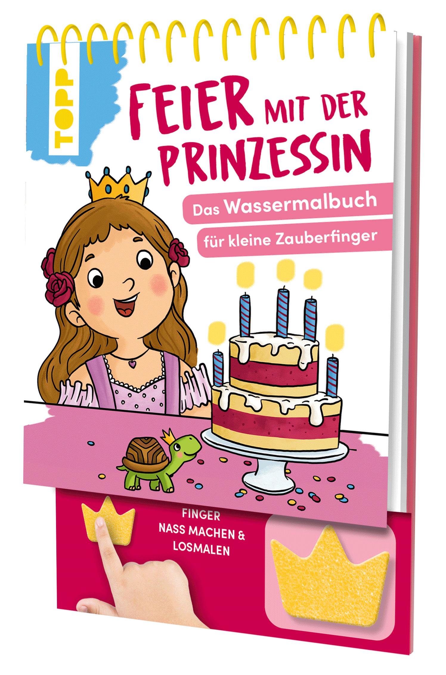 Cover: 9783735892041 | Feier mit der Prinzessin. Das Wassermalbuch zum Mitmachen | Teichmann