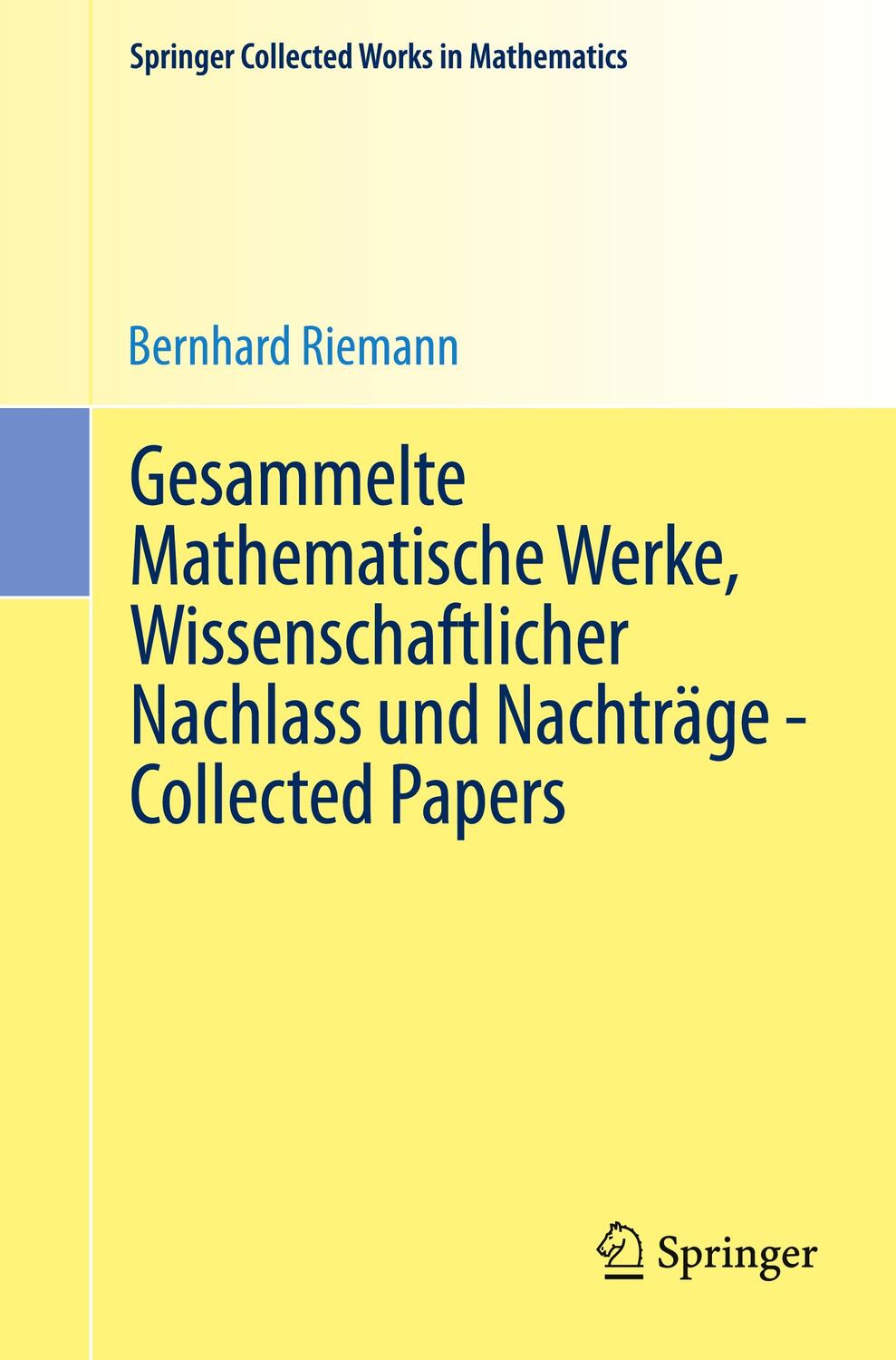 Cover: 9783642553929 | Gesammelte Mathematische Werke, Wissenschaftlicher Nachlass und...