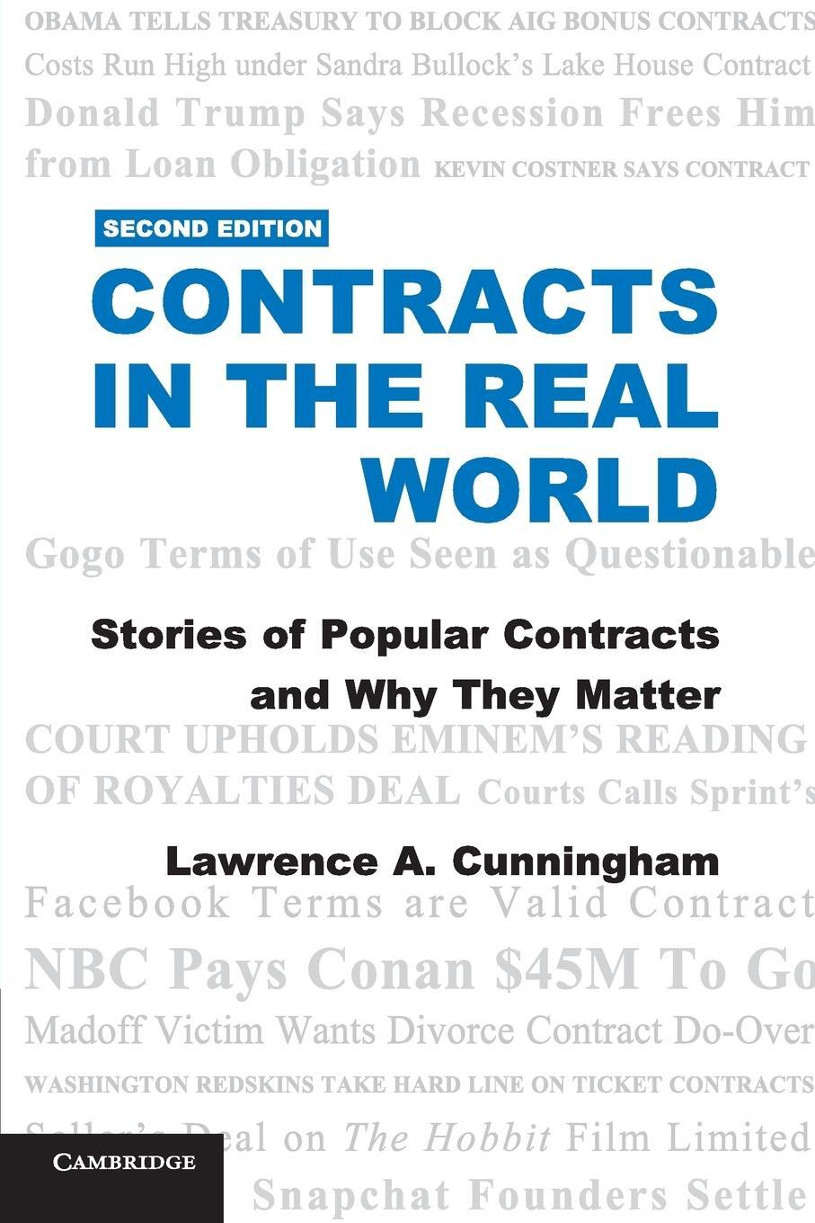 Cover: 9781316506585 | Contracts in the Real World | Lawrence A. Cunningham | Taschenbuch