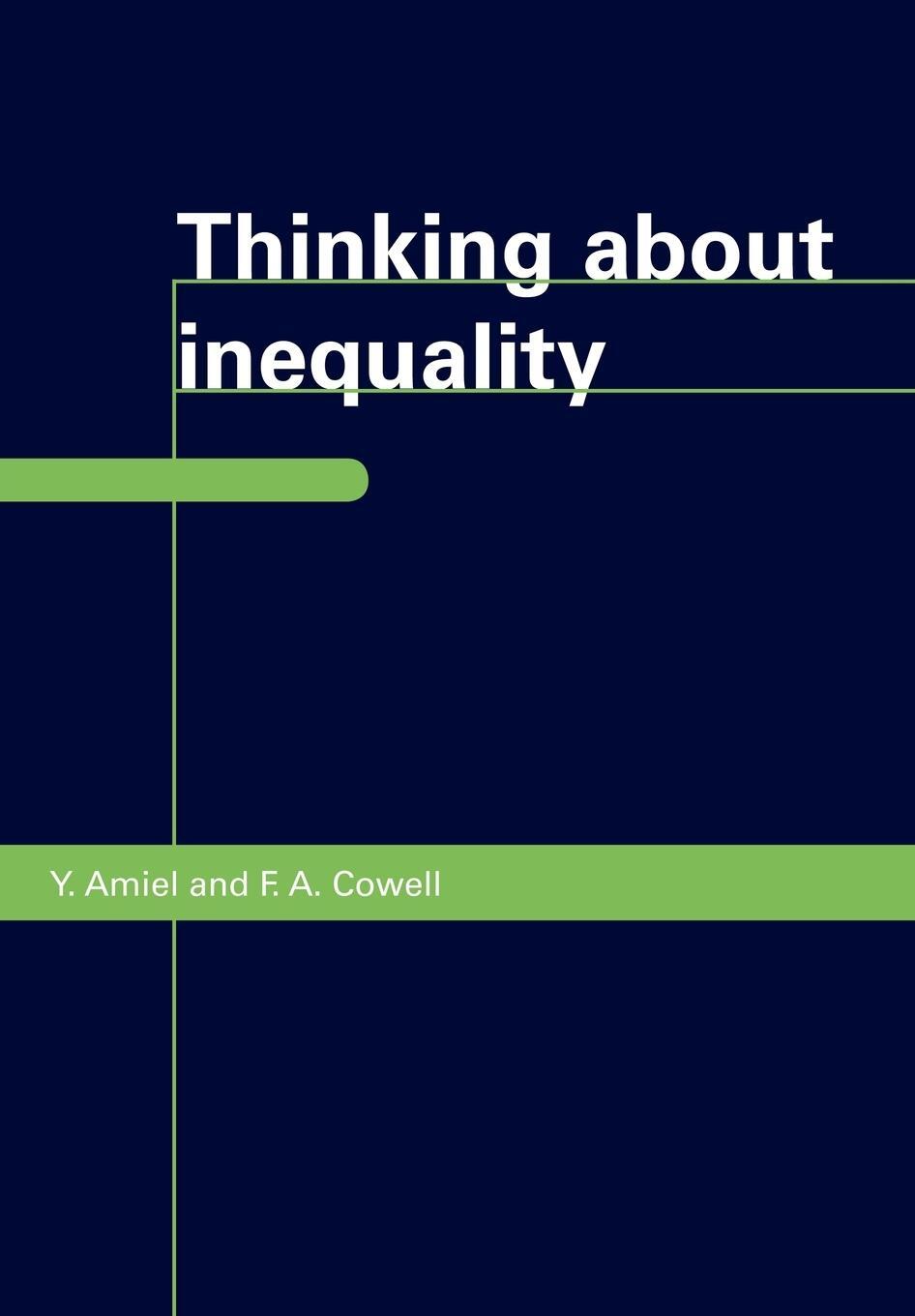 Cover: 9780521466967 | Thinking about Inequality | Personal Judgment and Income Distributions