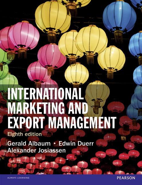 Cover: 9781292016924 | International Marketing and Export Management | Gerald Albaum (u. a.)