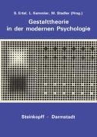Cover: 9783798504004 | Gestalttheorie in der Modernen Psychologie | S. Ertel (u. a.) | Buch