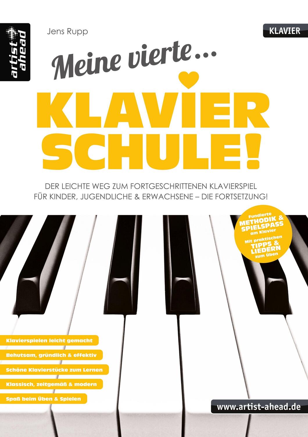 Cover: 9783866421691 | Meine vierte Klavierschule! | Jens Rupp | Broschüre | Deutsch | 2020