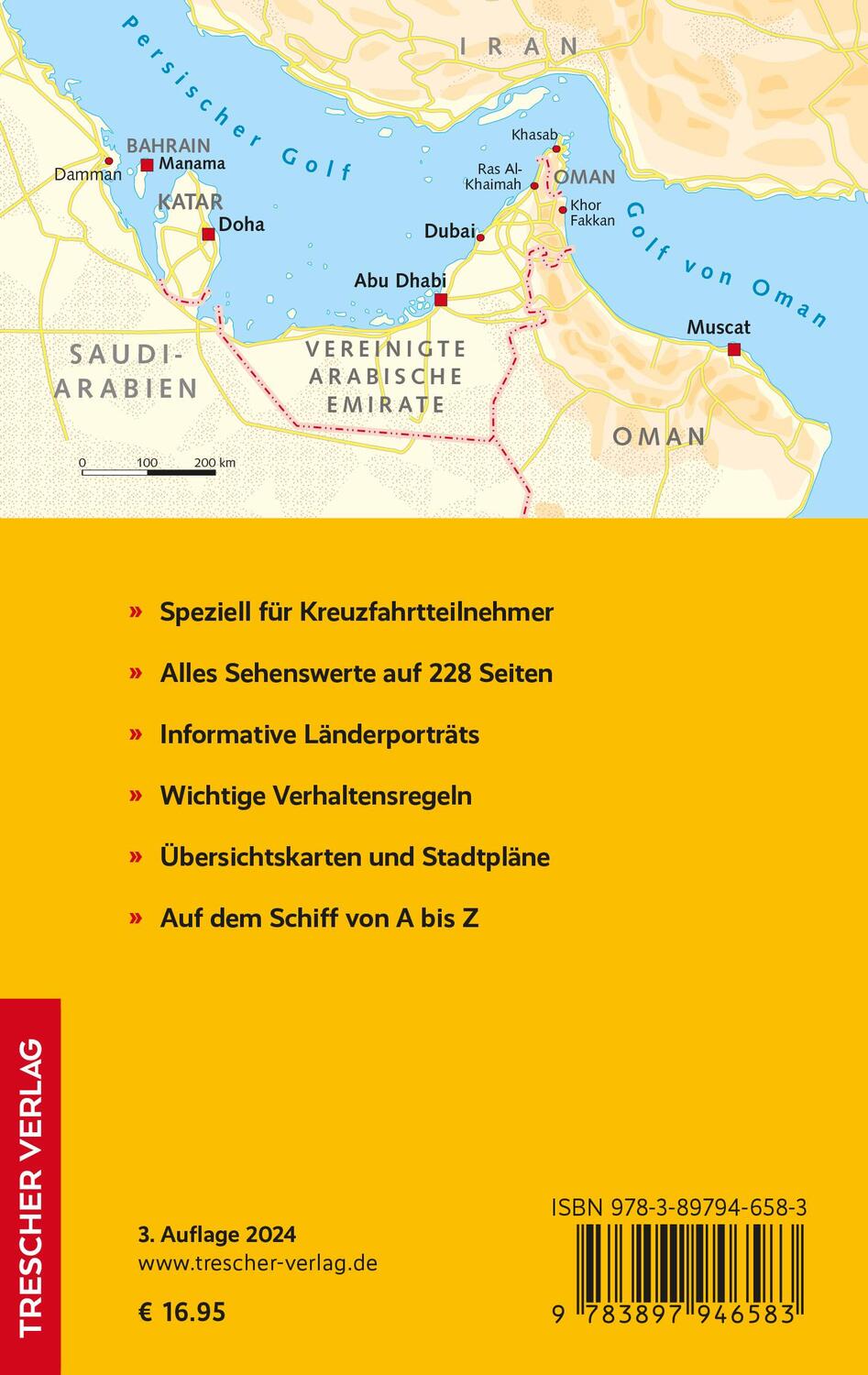 Rückseite: 9783897946583 | TRESCHER Reiseführer Kreuzfahrten Dubai und die Emirate | Taschenbuch